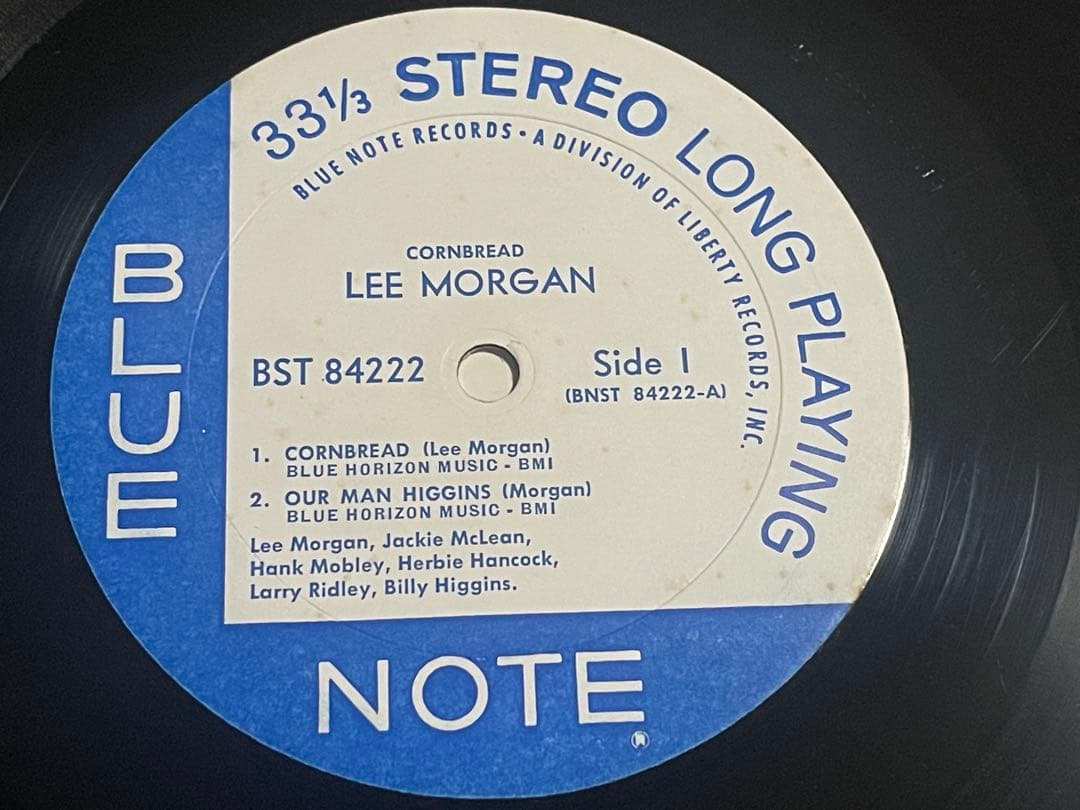 Lee Morgan - Cornbread LP Blue Note Stereo BST-84222 RVG Stamp Japan Import