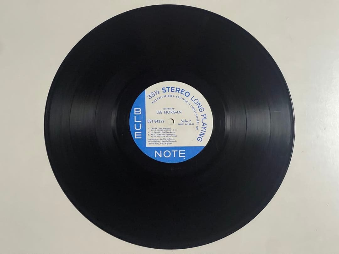 Lee Morgan - Cornbread LP Blue Note Stereo BST-84222 RVG Stamp Japan Import