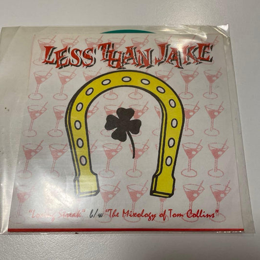 Less Than Jake - Losing Streak 7" Vinyl Record, Green Marble, No Idea Records