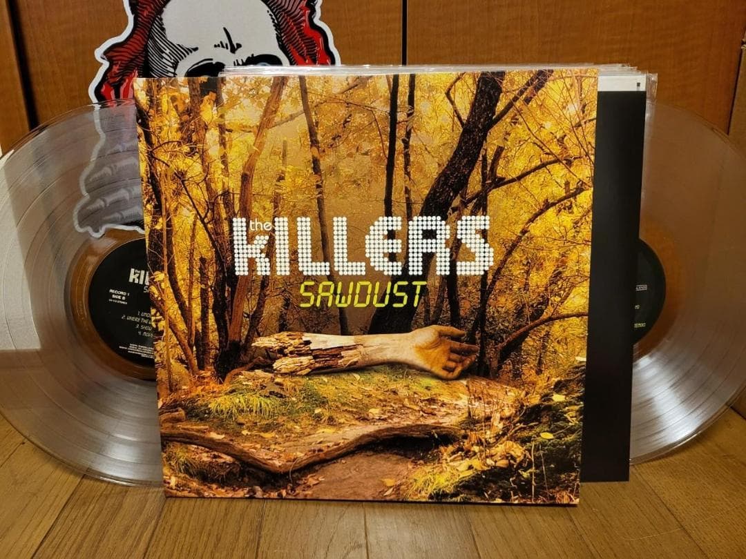 The Killers - Sawdust - 2x LP Clear Vinyl Record Rare Compilation