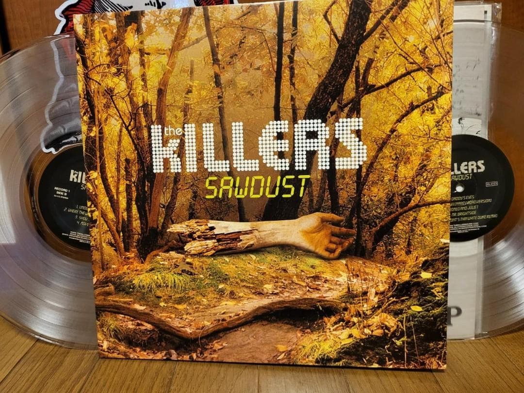The Killers - Sawdust - 2x LP Clear Vinyl Record Rare Compilation