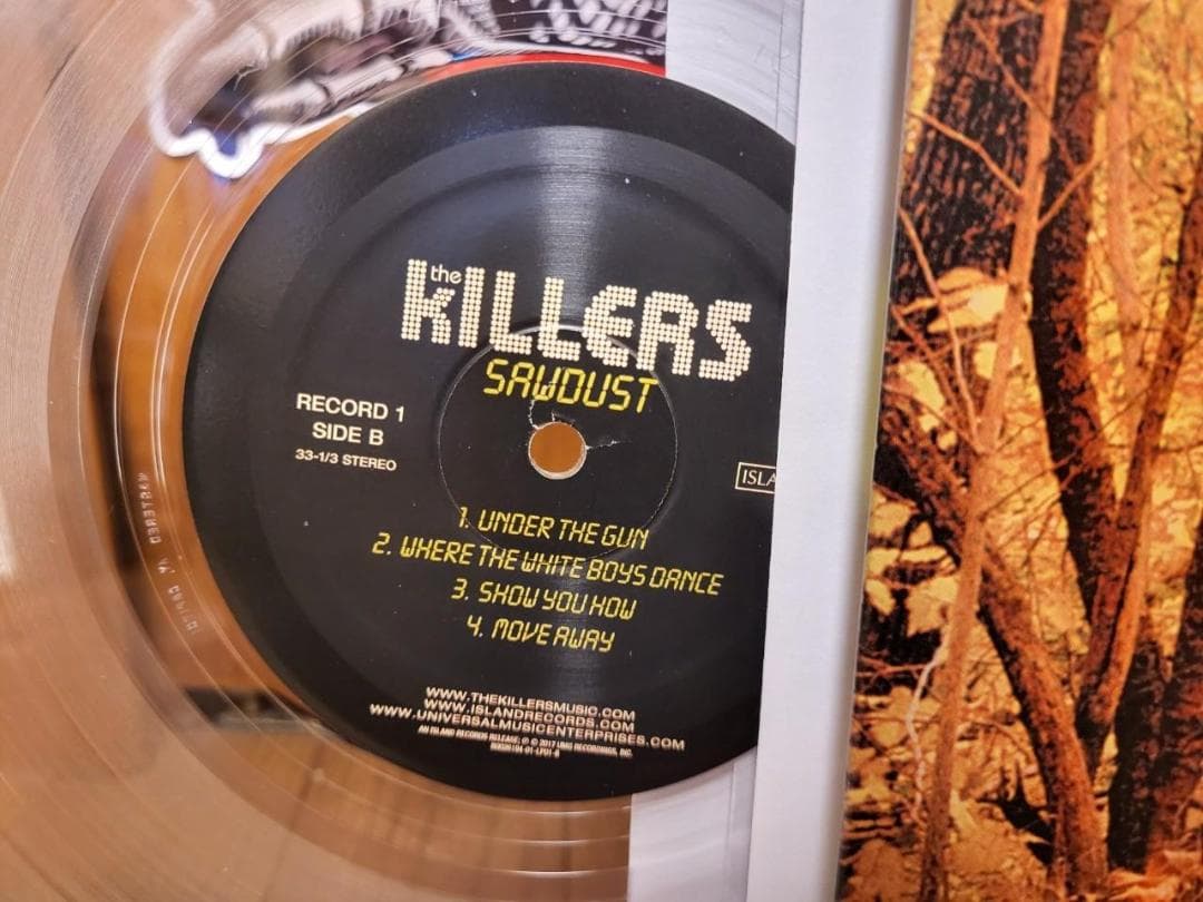 The Killers - Sawdust - 2x LP Clear Vinyl Record Rare Compilation