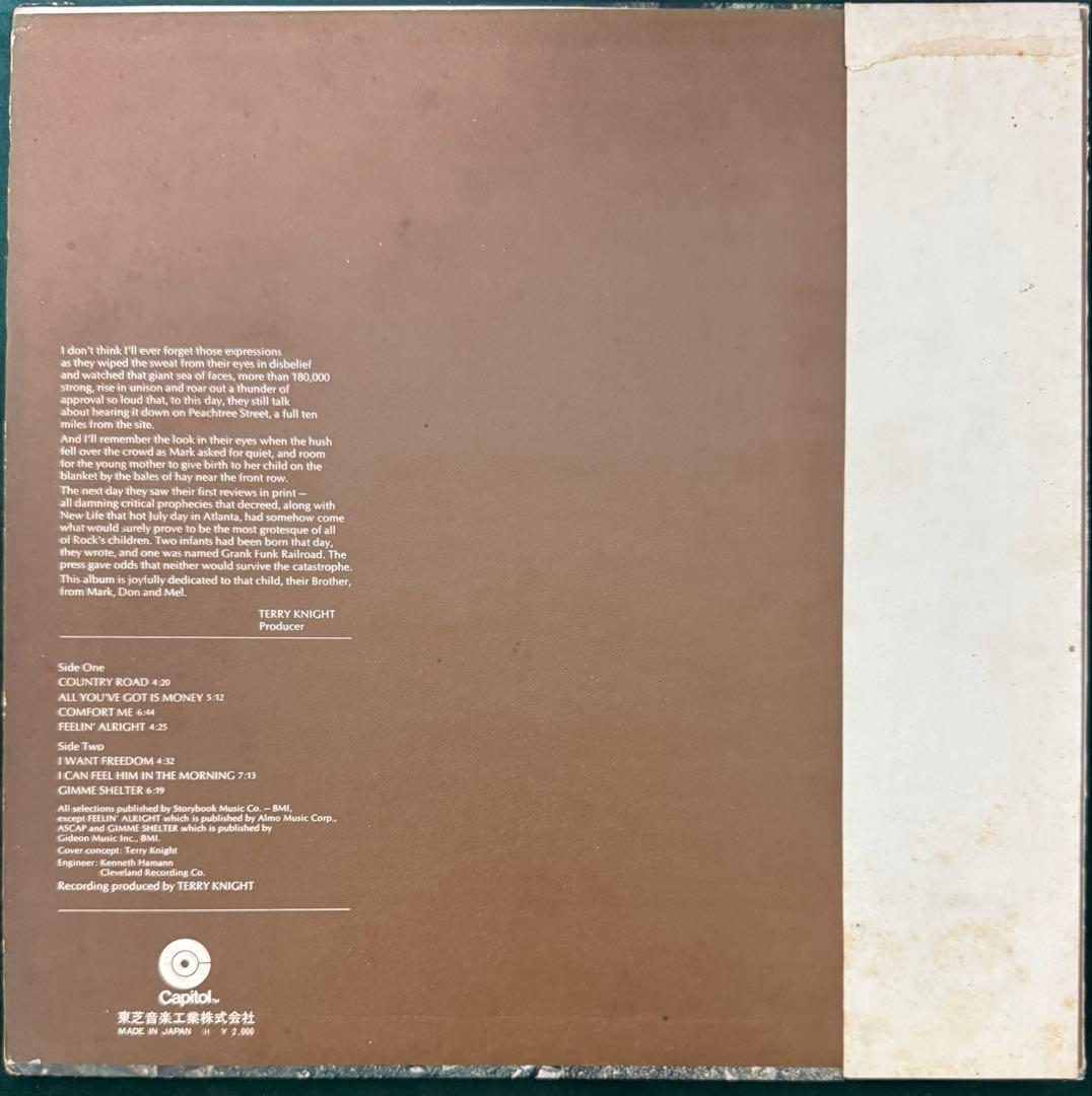 Grand Funk Railroad - Survival - Vinyl LP - Japan Pressing CP-80255 with Obi