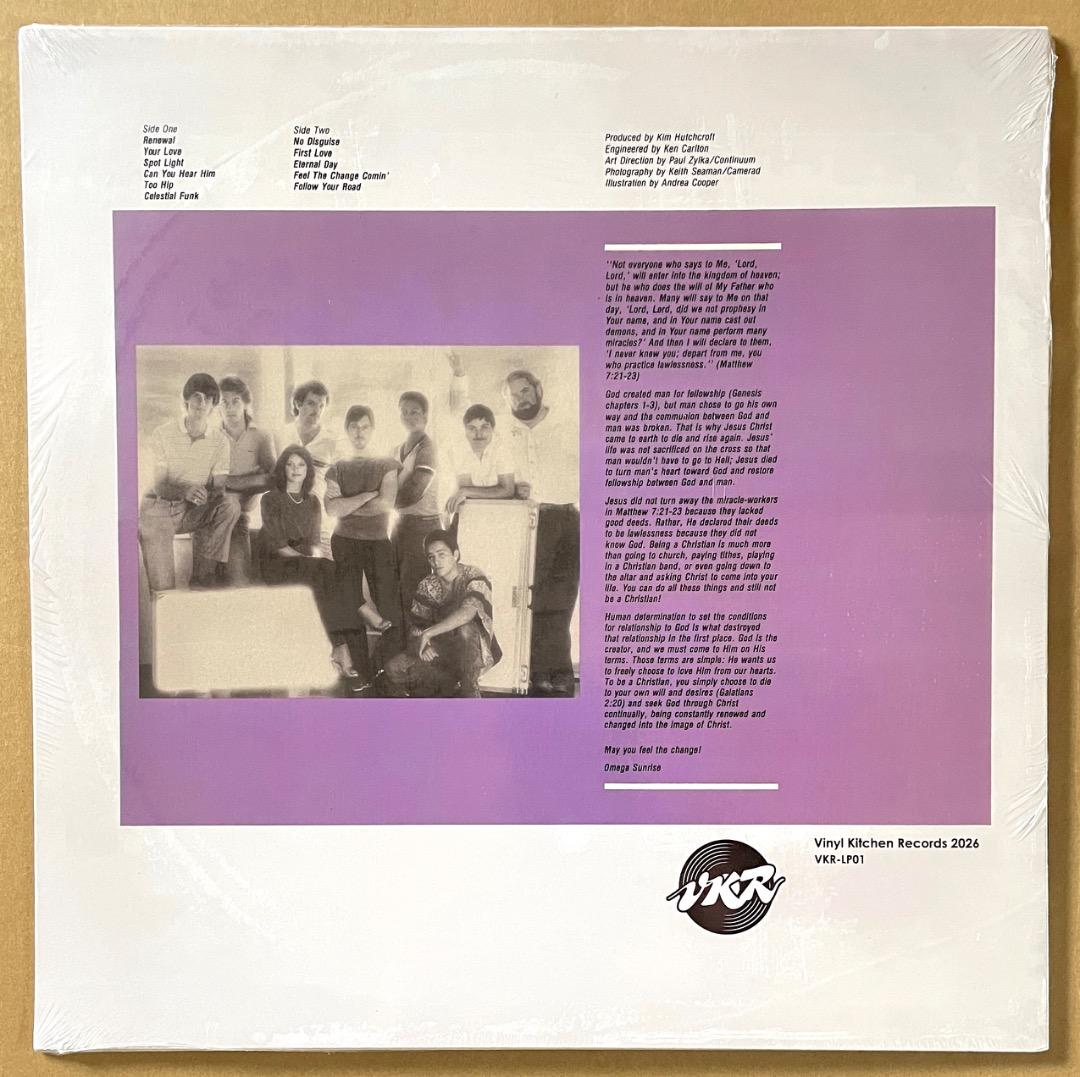 Omega Sunrise Feel The Change LP Limited 150 Copies Random Color Vinyl UK Issue