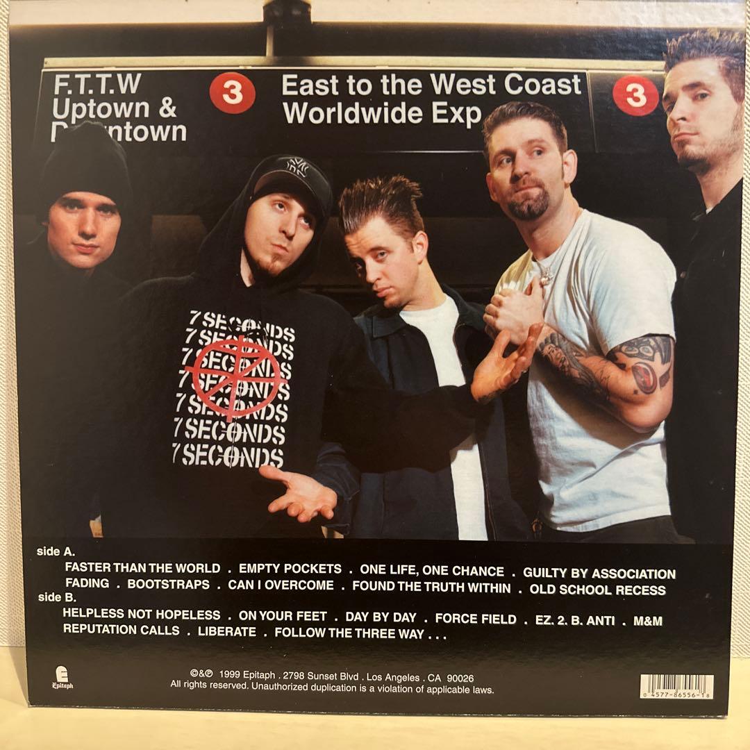 H2O F.T.T.W. Vinyl LP 1999 Epitaph Records Hardcore Punk
