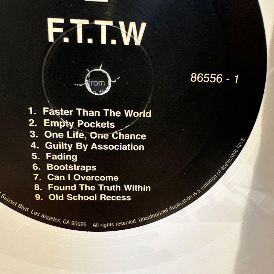 H2O F.T.T.W. Vinyl LP 1999 Epitaph Records Hardcore Punk