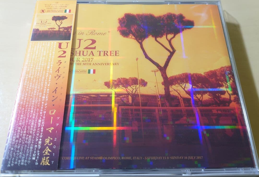 U2 2 Days in Rome 2017 4CD Japan Press Limited Edition with OBI Joshua Tree Tour