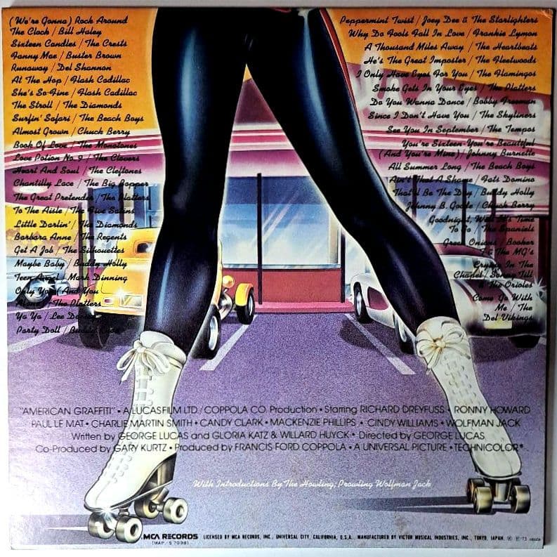 Various - American Graffiti Original Soundtrack 2LP Japan VIM-9017-8 Rock & Roll