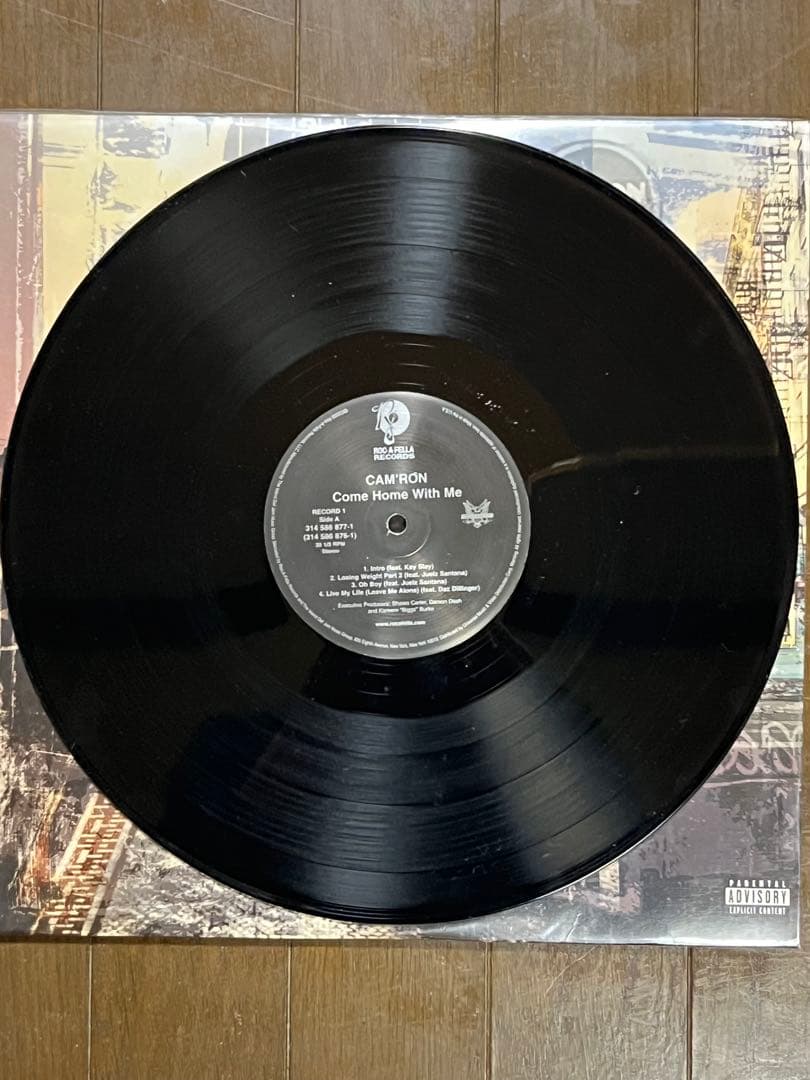 Cam'ron - Come Home With Me 2LP Vinyl 2002 Roc-A-Fella Hip Hop Record