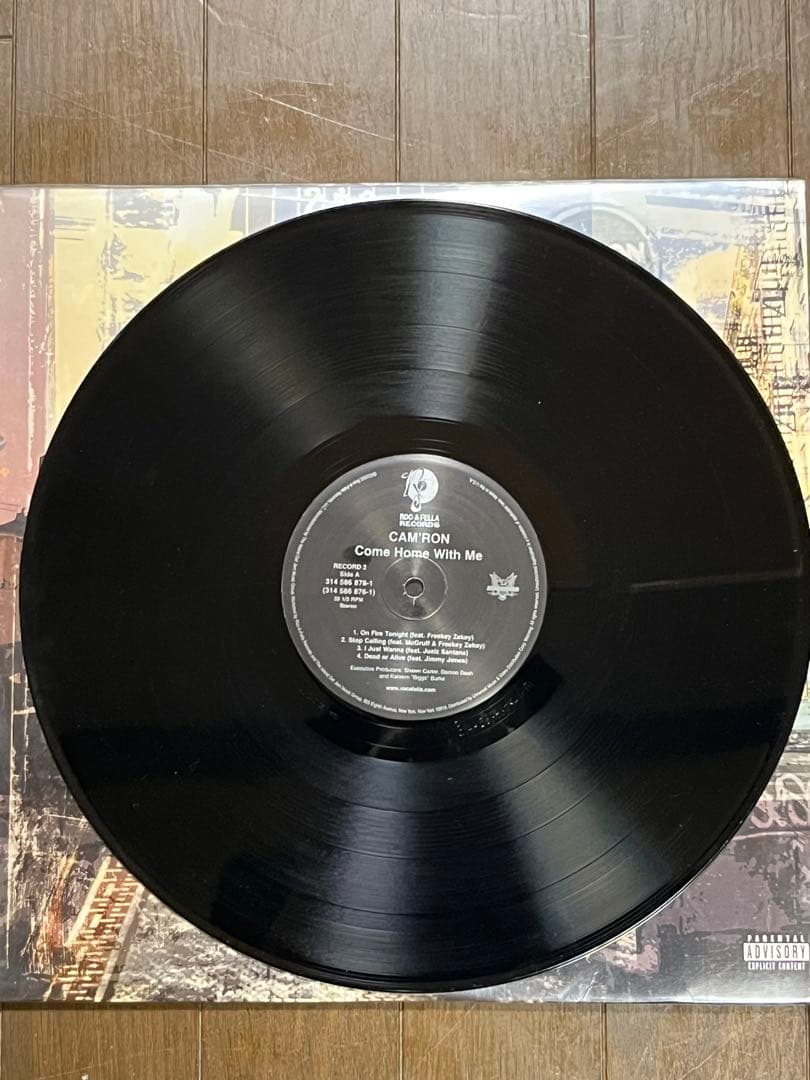 Cam'ron - Come Home With Me 2LP Vinyl 2002 Roc-A-Fella Hip Hop Record