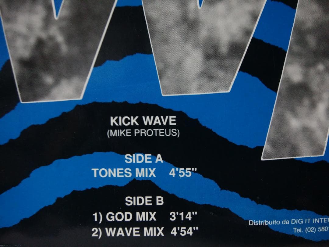 Kick Wave - Kick Wave 12" Vinyl 1992 Early Hardcore Techno Italy Import