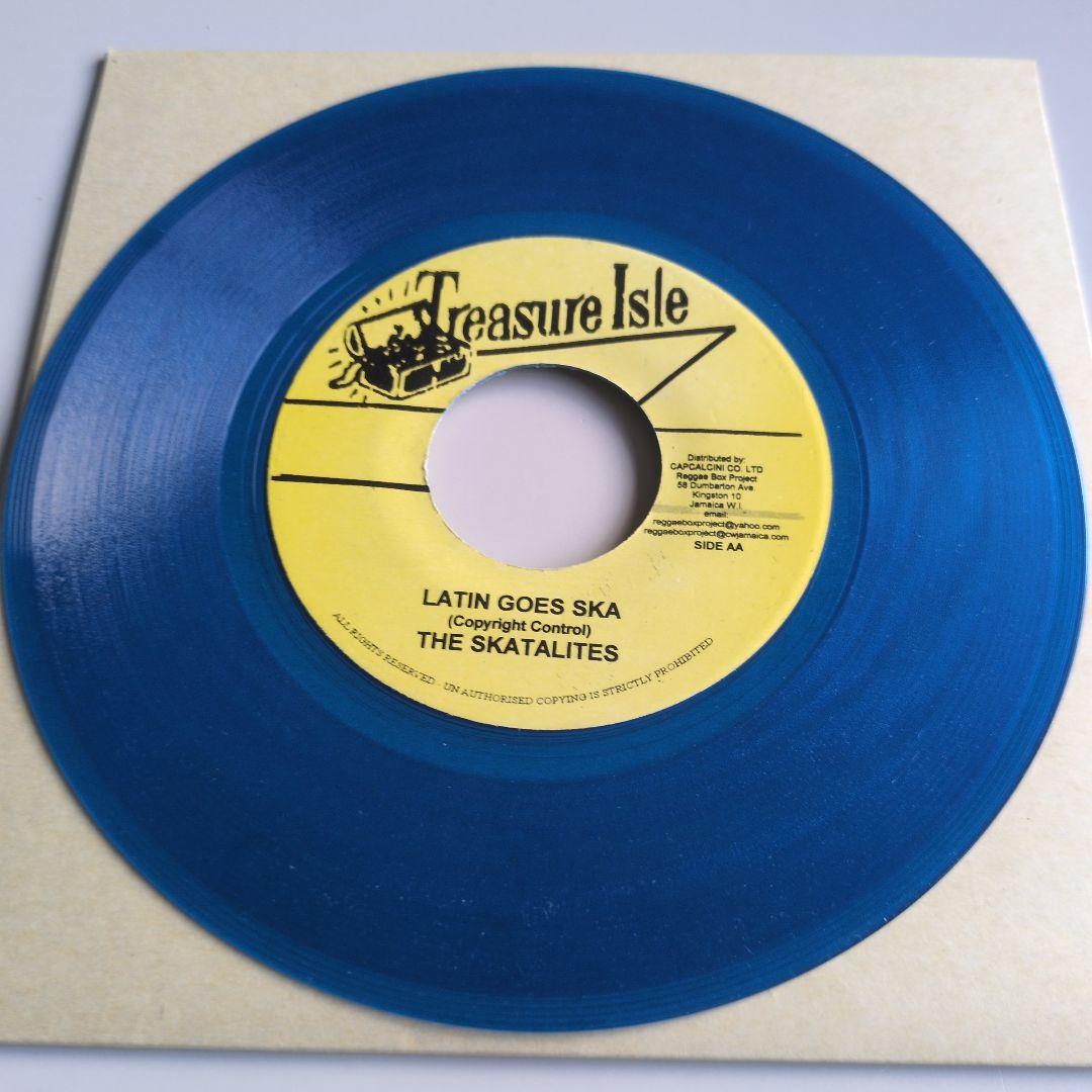Lord Tanamo / Skatalites - Night Food Ska 7" Blue Vinyl Treasure Isle Ska Reggae