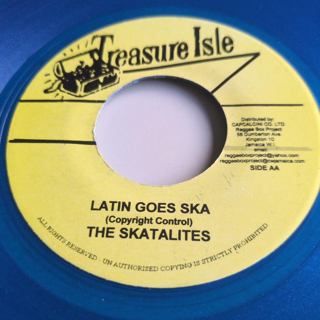 Lord Tanamo / Skatalites - Night Food Ska 7" Blue Vinyl Treasure Isle Ska Reggae