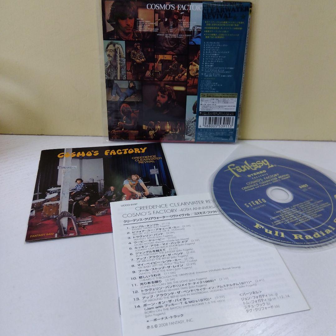 Creedence Clearwater Revival Cosmo's Factory SHM-CD Paper Jacket Used 40th Anniv | Japansoundstore