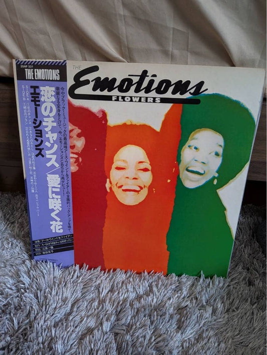 The Emotions Flowers LP Vinyl Record With Obi Near Mint | Japansoundstore