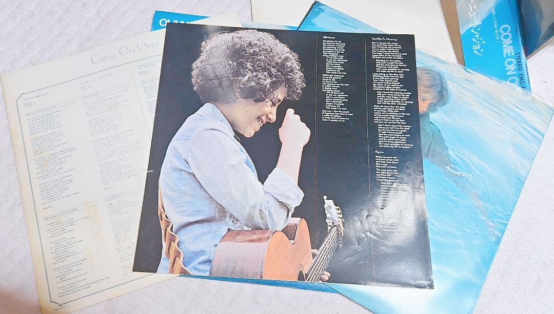 Olivia Newton-John - Come On Over LP Japan Vinyl Record with Obi Strip