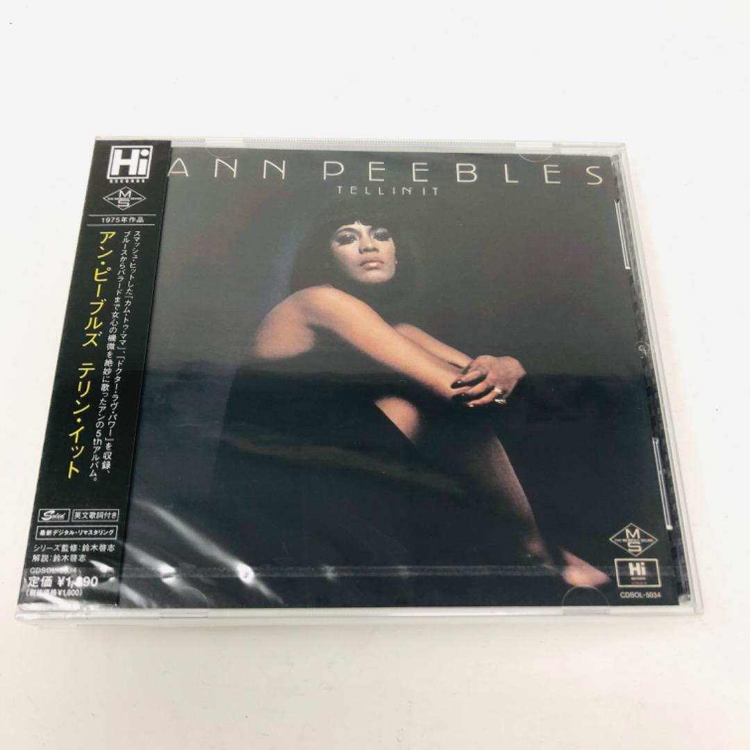 Ann Peebles - Tellin' It CD Japan Press Remastered w/ OBI 2012 Rare Soul