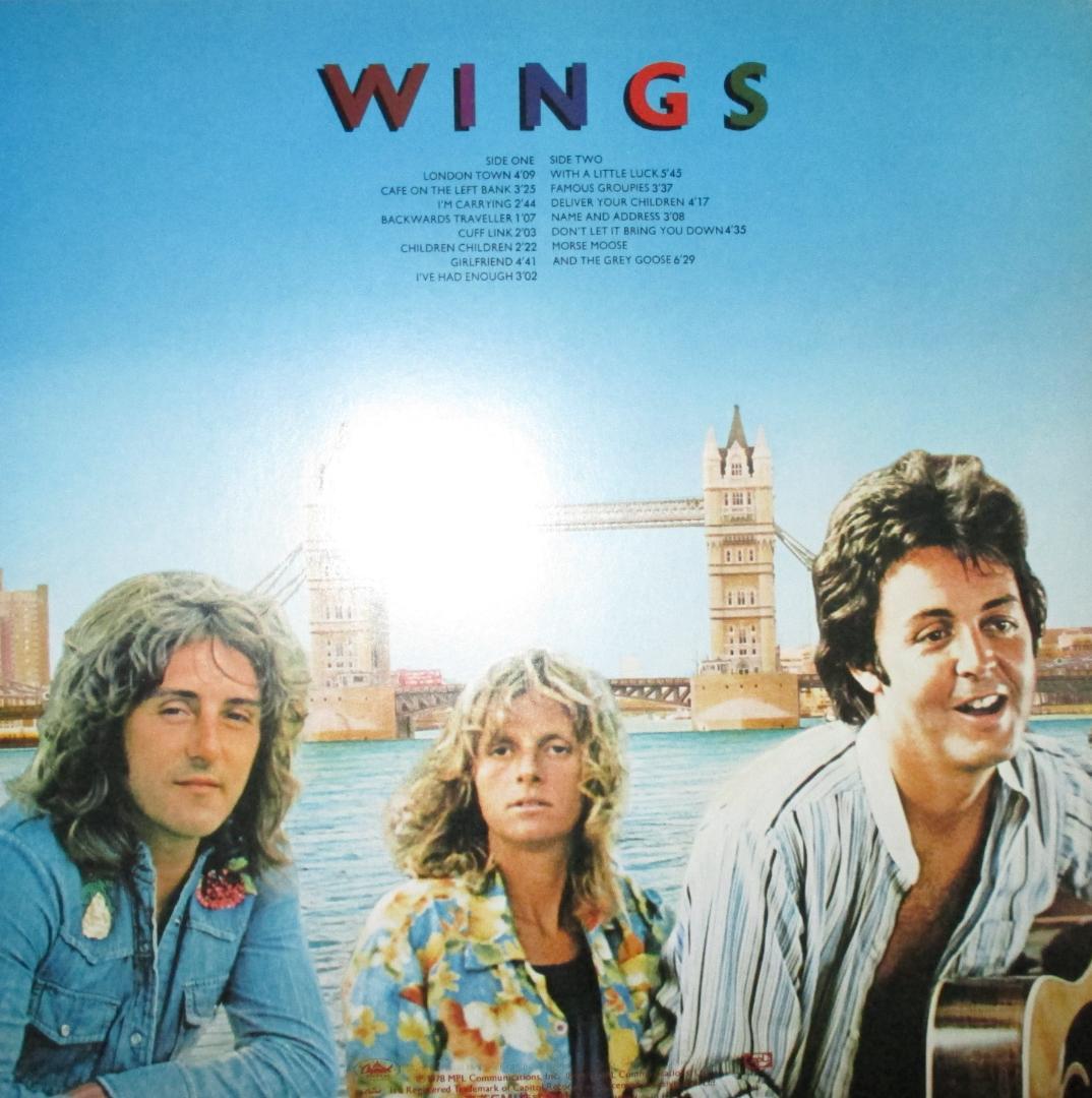 Paul McCartney Wings London Town LP UK 78 - Used, Excellent Condition | Japansoundstore