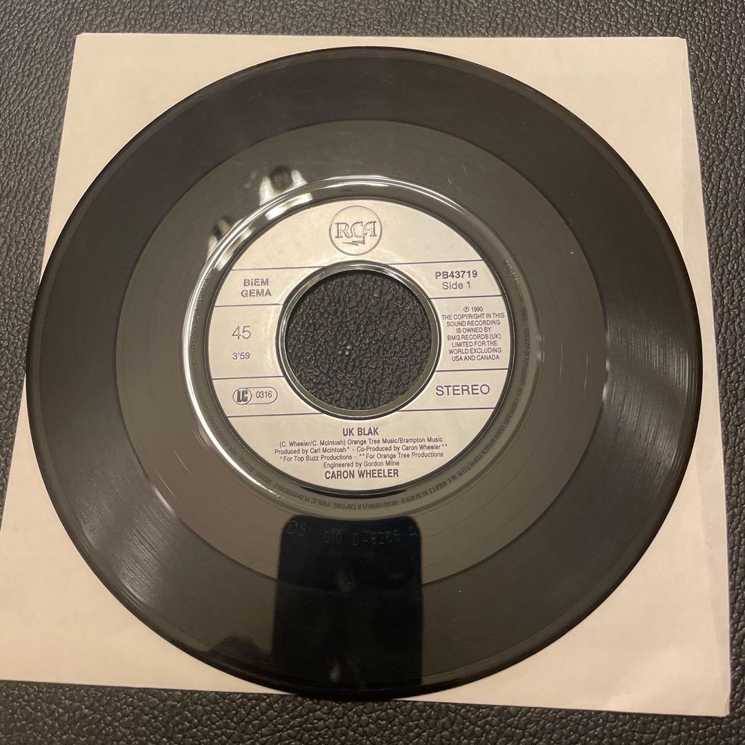 Caron Wheeler UK Blak / Burn Inside 7" Single Vinyl 1990 R&B Soul