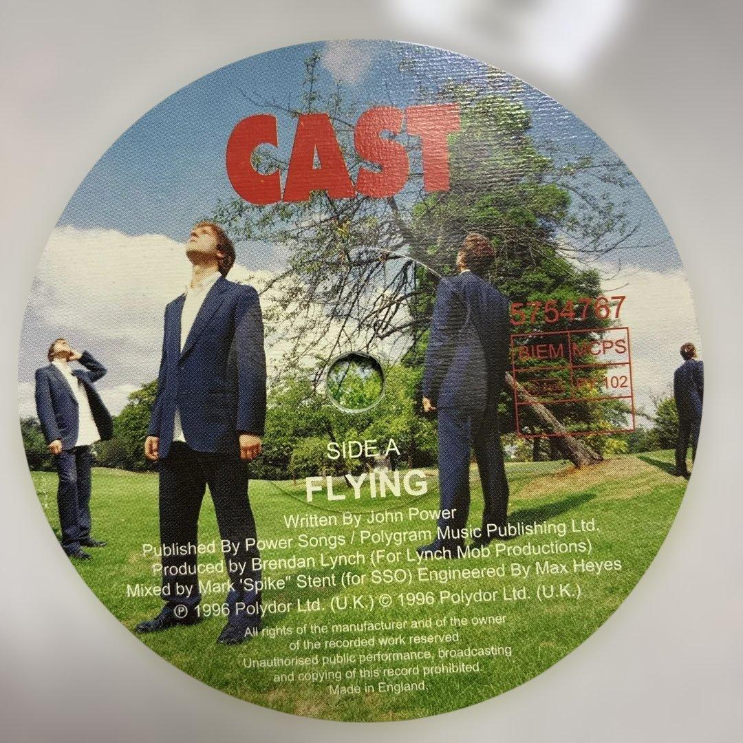 Cast - Flying 7" Limited White Vinyl Single 1996 Britpop Polydor UK Press