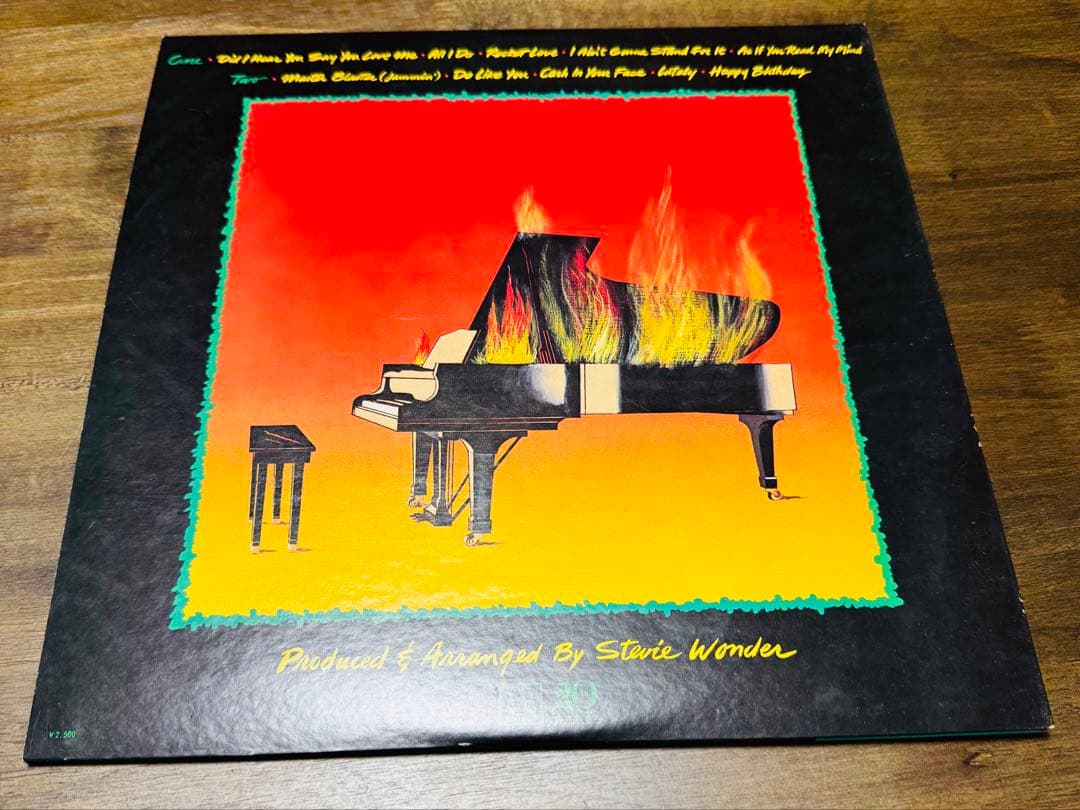 Stevie Wonder Hotter Than July Vinyl LP Japan Obi Classic Soul Funk 1980