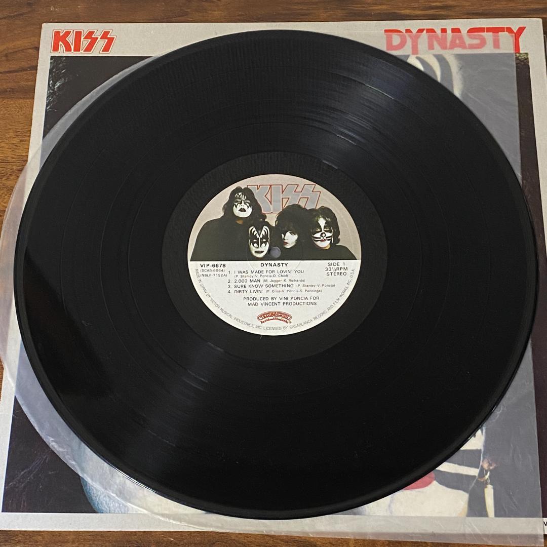 KISS Dynasty LP Record Disco Pop 70s Rock Used | Japansoundstore