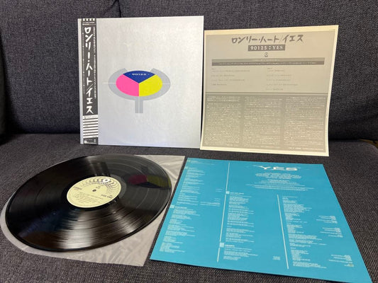 Yes 90125 LP 1983 Japan Pressing Vinyl Record P-11356 with Obi Insert