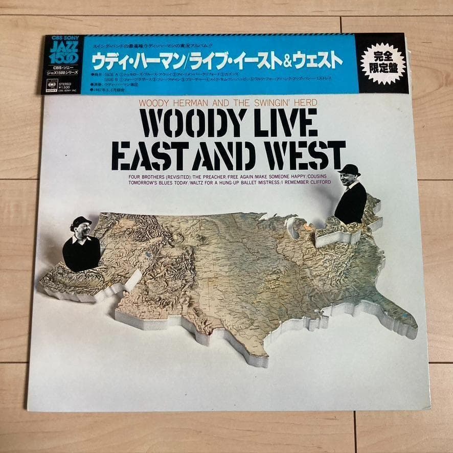 Woody Herman - Woody Live East And West LP Japan Vinyl Jazz Record w/ Obi