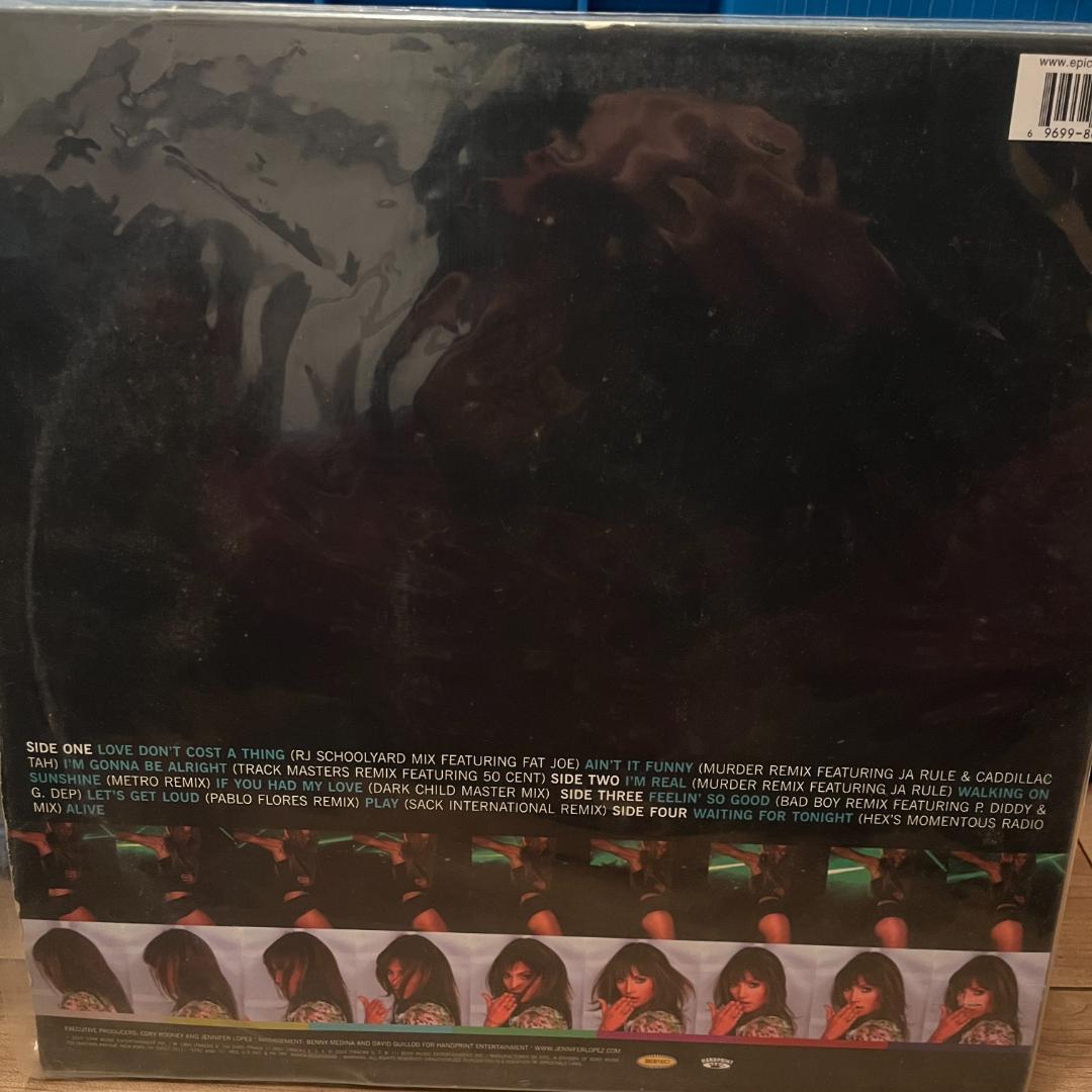 J.Lo J To Tha Lo! Remixes Blue Vinyl 2LP Used Near MINT | Japansoundstore