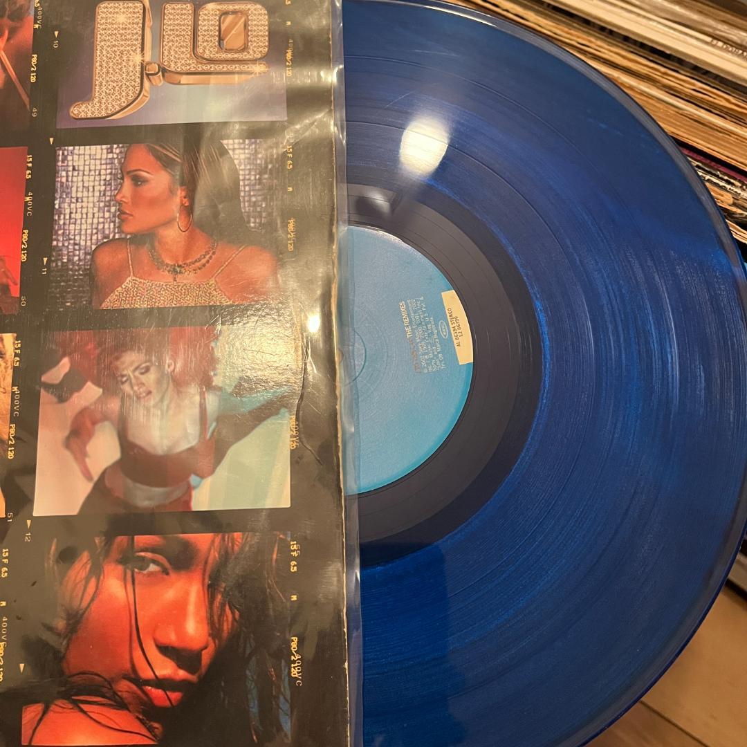 J.Lo J To Tha Lo! Remixes Blue Vinyl 2LP Used Near MINT | Japansoundstore