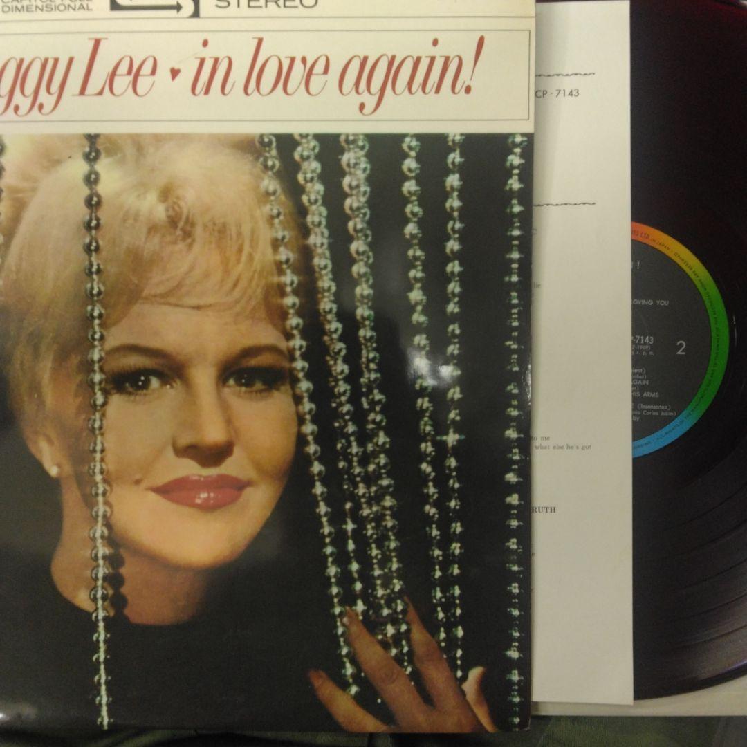 Peggy Lee In Love Again! Rare Japan Red Vinyl LP CP-7143 Jazz Vocal