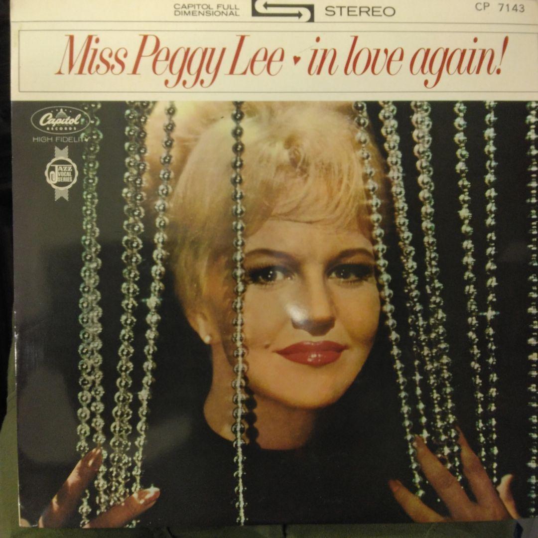 Peggy Lee In Love Again! Rare Japan Red Vinyl LP CP-7143 Jazz Vocal