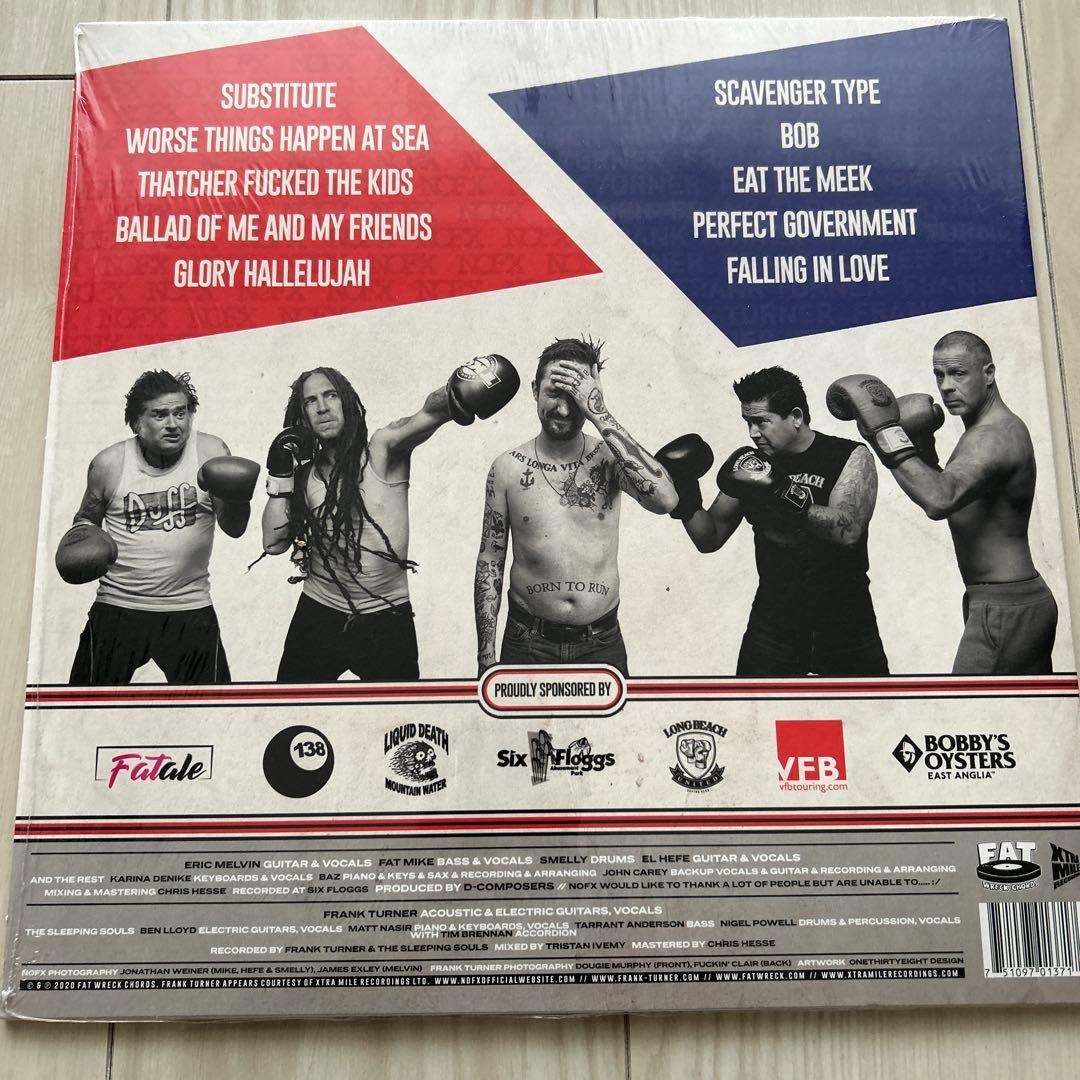 NOFX vs. Frank Turner - West Coast vs. Wessex LP Vinyl Fat Wreck Chords 2020