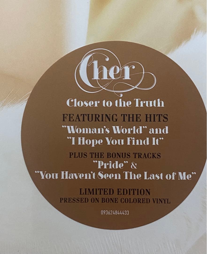 Cher - Closer To The Truth Limited Edition Bone Colored Vinyl LP