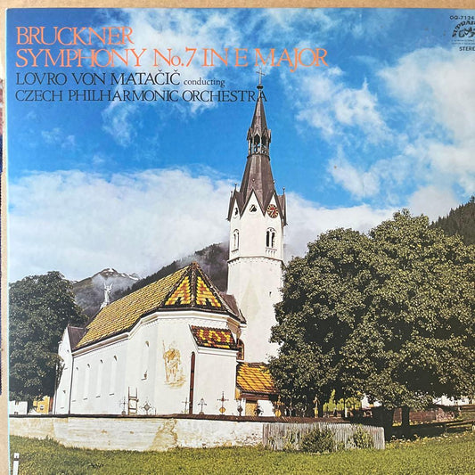 Bruckner Symphony No. 7 Lovro von Matačić Czech Philharmonic 2LP Japan Vinyl