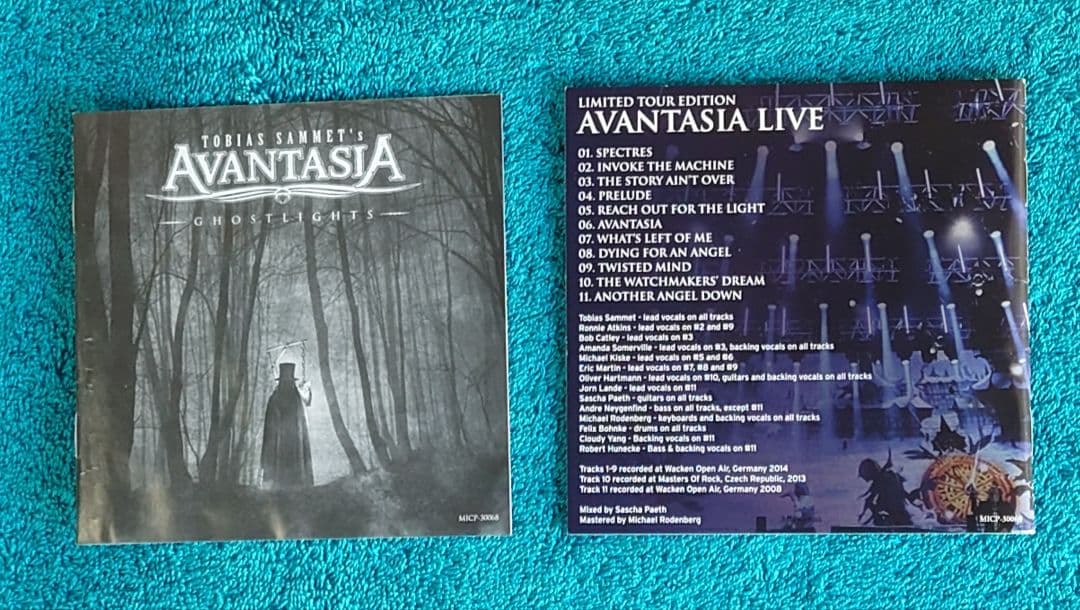Tobias Sammet's Avantasia Ghostlights 2CD Limited Tour Edition Japan SHM-CD OBI