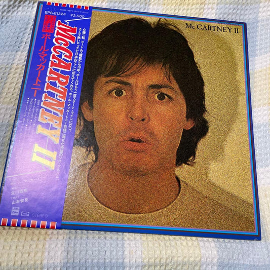 Paul McCartney - McCartney II Vinyl LP 1980 Japan Pressing w/ Obi & Liner Notes