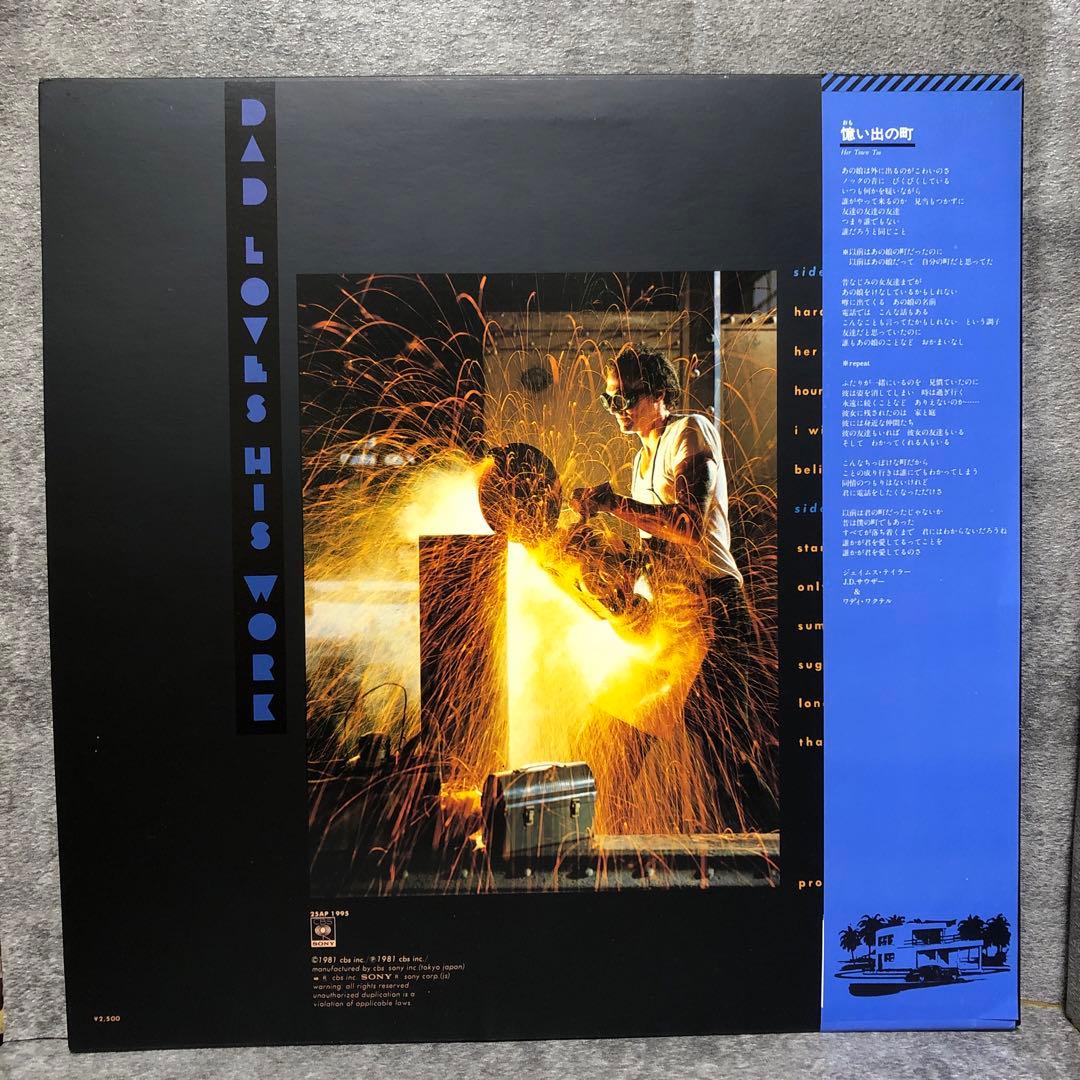 James Taylor - Dad Loves His Work LP Vinyl 1981 Japan Pressing w/ OBI