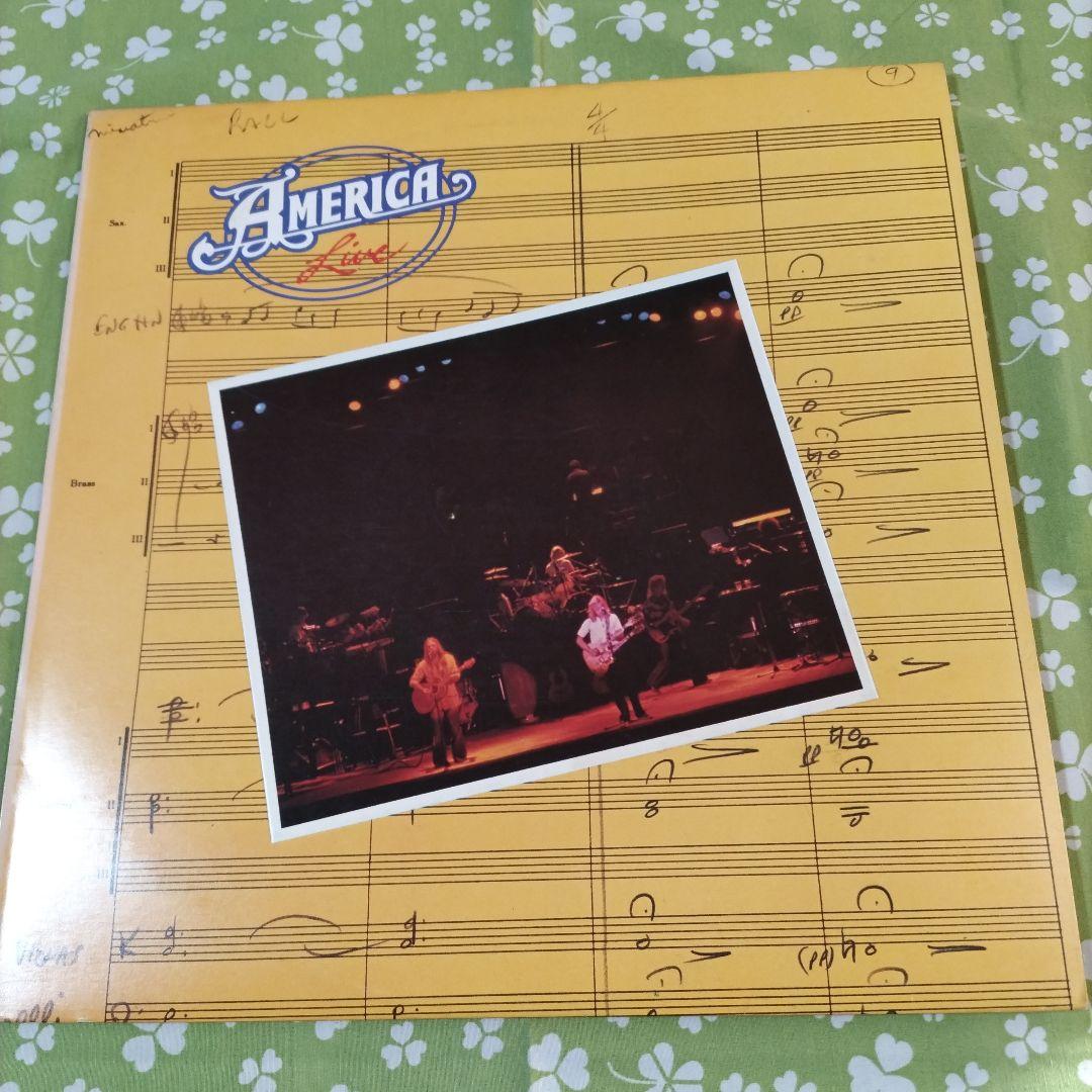 America - Live (1977) Japan Vinyl LP P-10428W George Martin Production