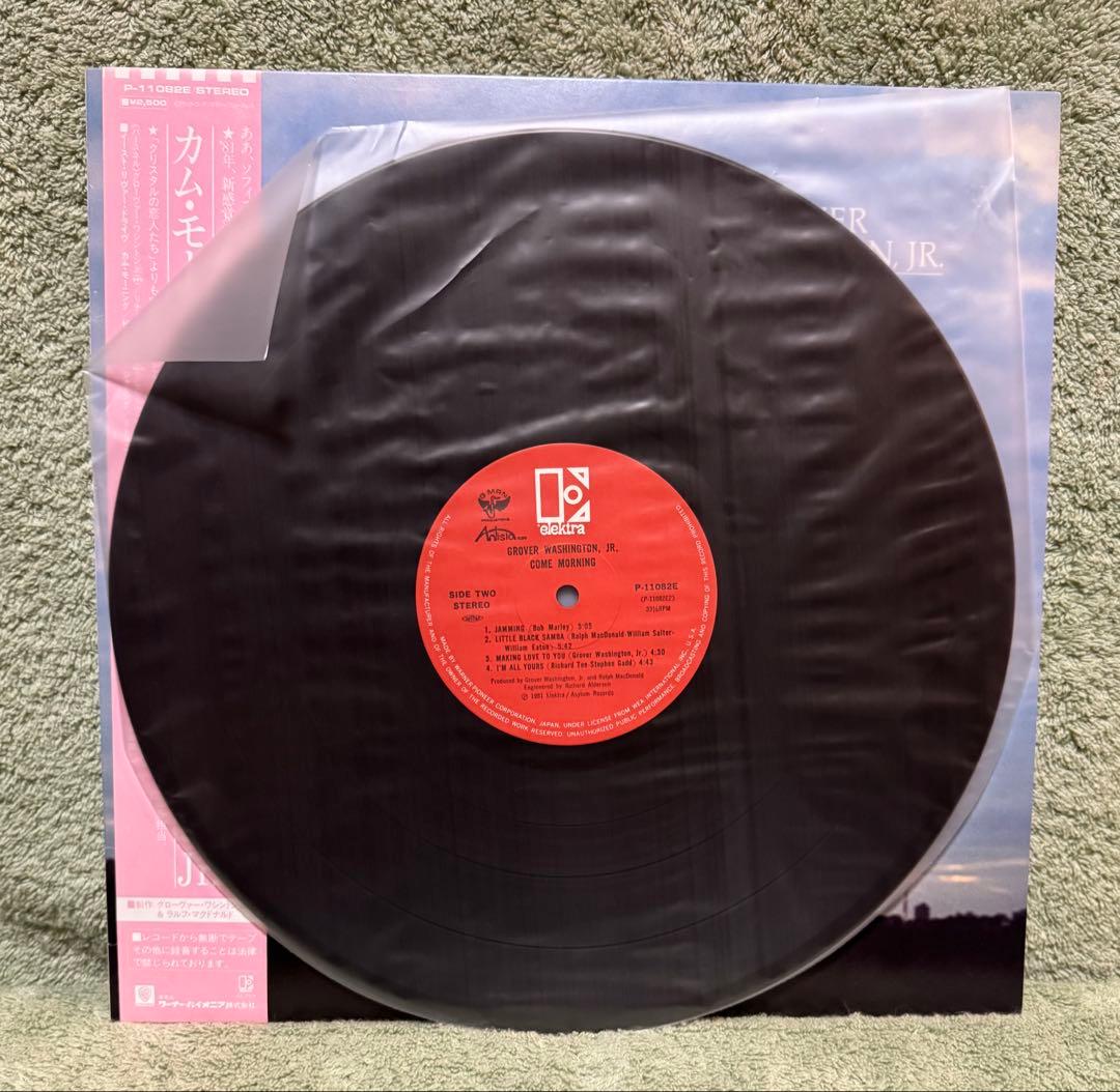 Grover Washington Jr. - Come Morning LP Japan Vinyl w/ OBI Fusion Jazz 1981
