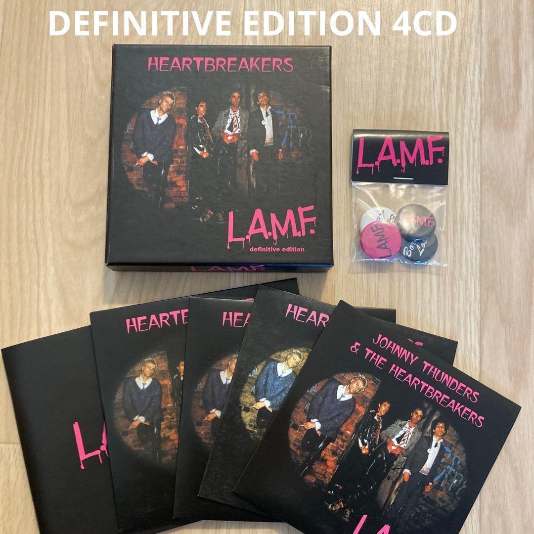 Johnny Thunders & The Heartbreakers L.A.M.F. 4CD Definitive Edition Box Set w/Pi