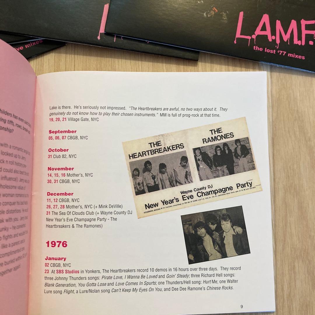 Johnny Thunders & The Heartbreakers L.A.M.F. 4CD Definitive Edition Box Set w/Pi