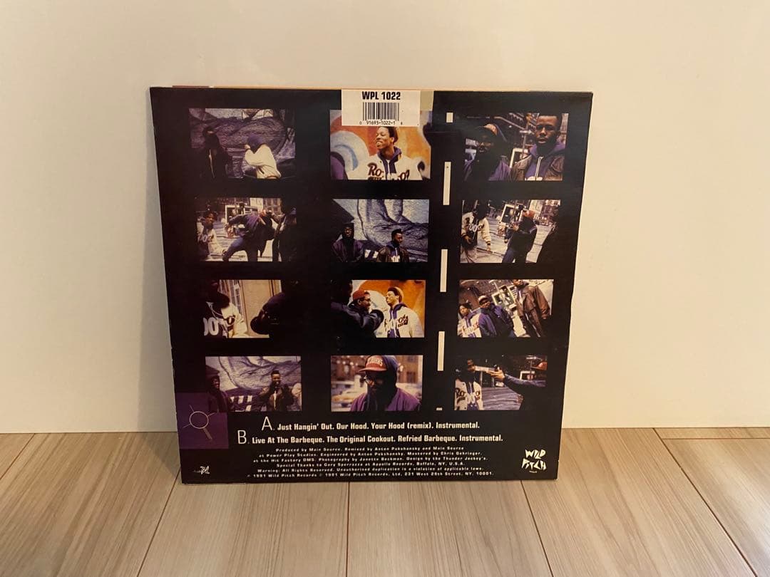 Main Source - Just Hangin' Out 12" Vinyl Hip Hop Classic WPL 1022
