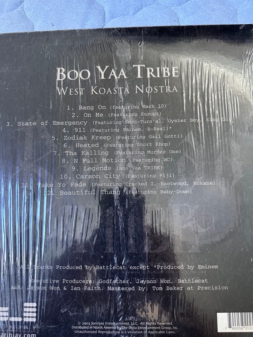 Boo Yaa Tribe West Koasta Nostra Vinyl LP 2003 Hip Hop West Coast Rare