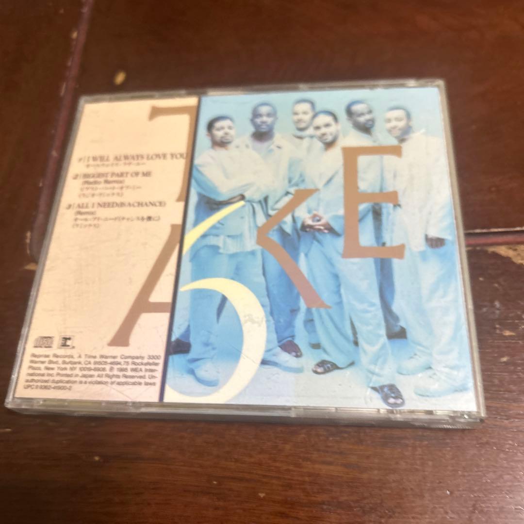Take 6 I Will Always Love You CD Single Japan Press with OBI 1995