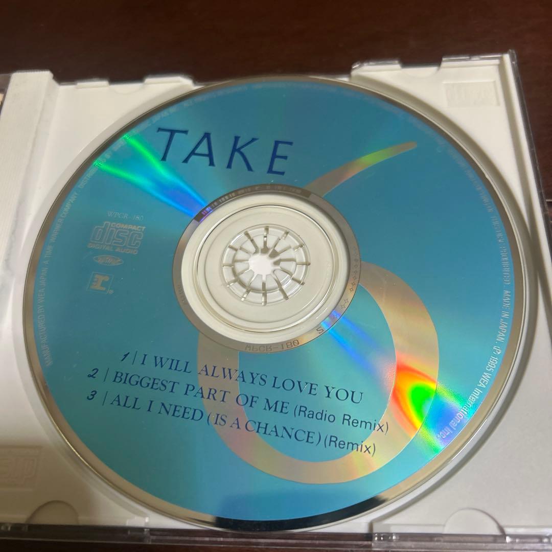 Take 6 I Will Always Love You CD Single Japan Press with OBI 1995