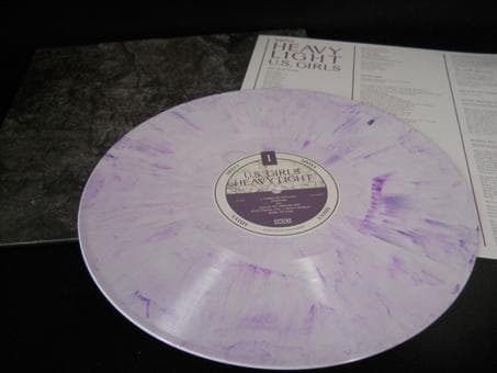 U.S. Girls - Heavy Light LP Lavender/White Marbled Vinyl 2020 4AD Experimental