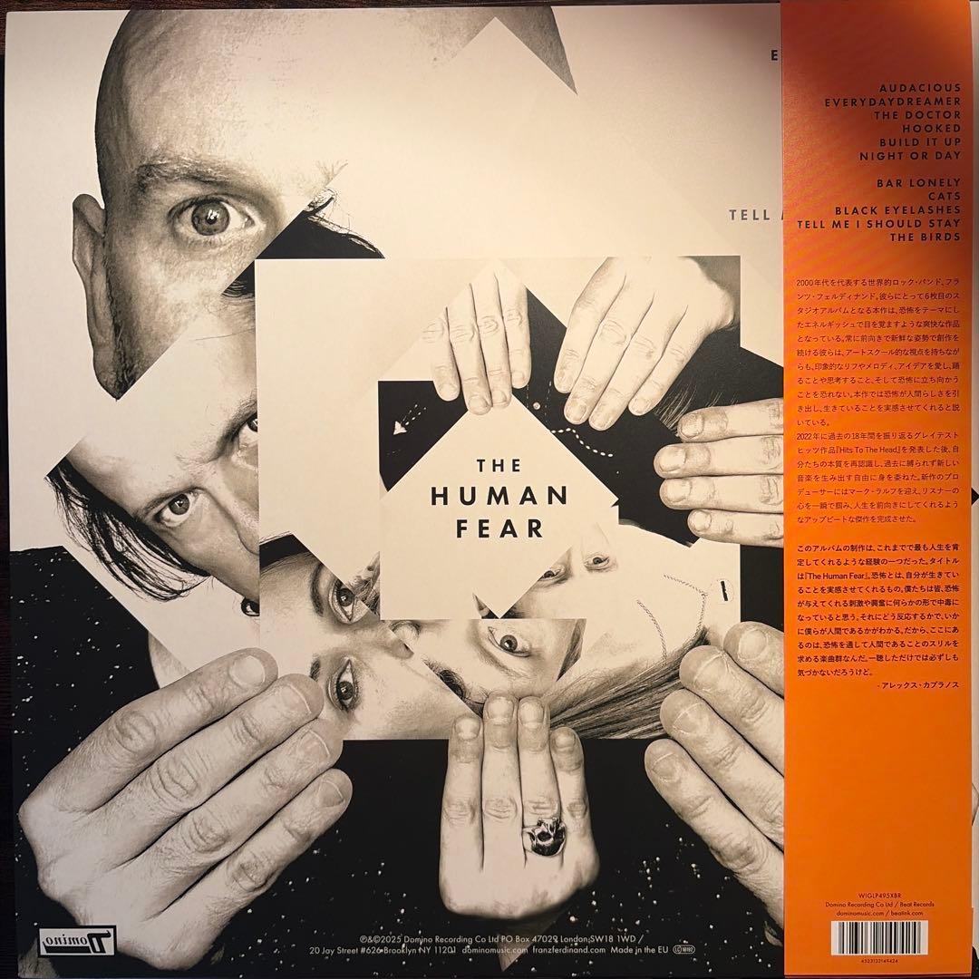 Franz Ferdinand - The Human Fear (2025) Japan Exclusive Vinyl LP + Obi Strip