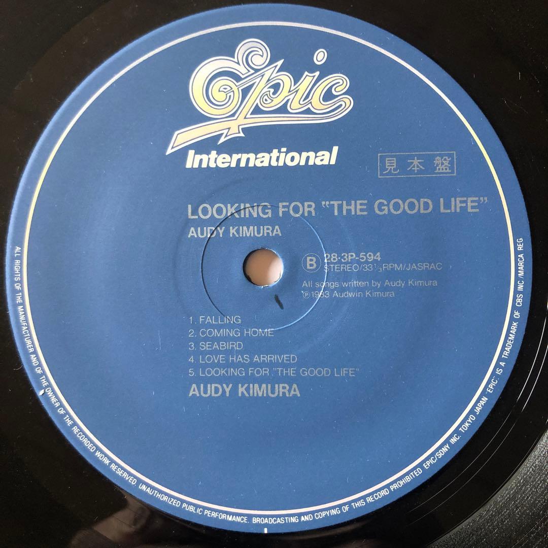 Audy Kimura - Looking For The Good Life LP Japan AOR City Pop 1983 w/ OBI Promo