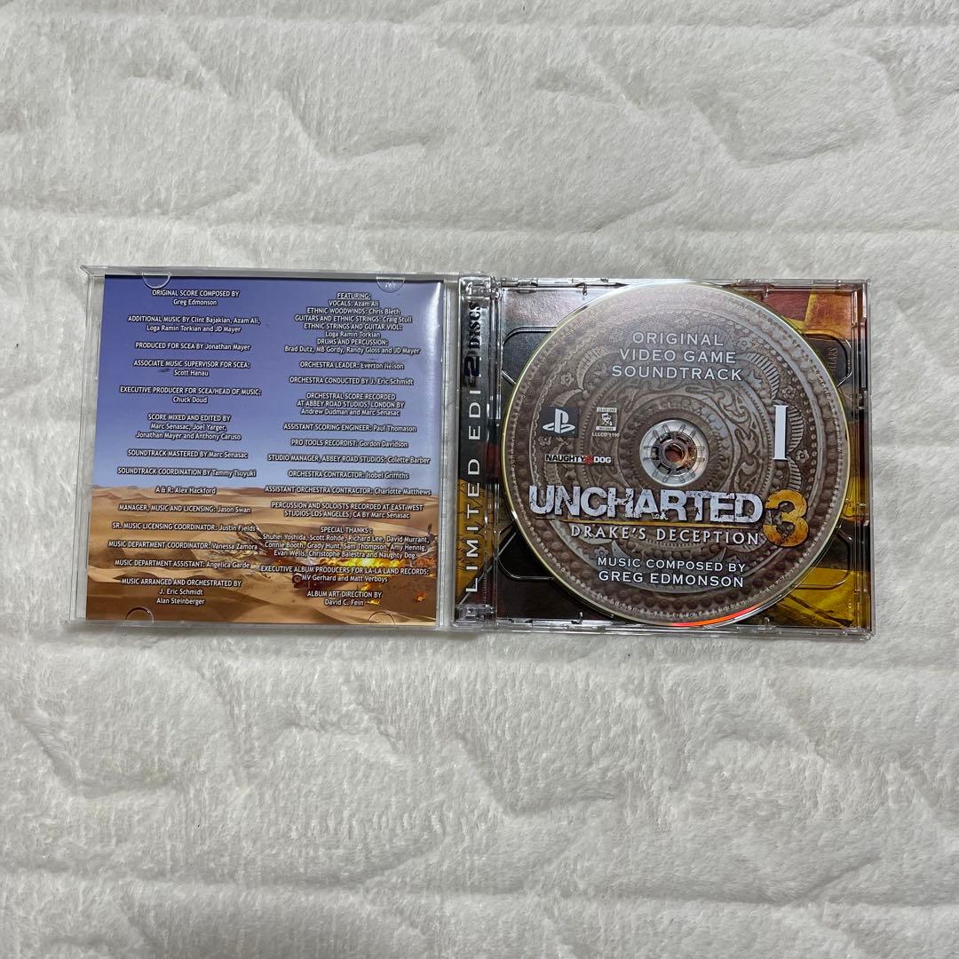 Uncharted 3 Drake's Deception Limited Edition CD 2 Disc Rare Out of Print | Japansoundstore